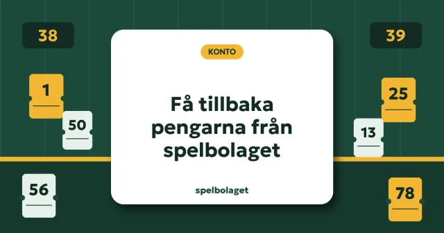 Få tillbaka pengarna från spelbolaget