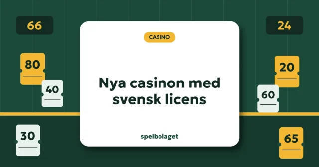 Nya casinon med svensk licens