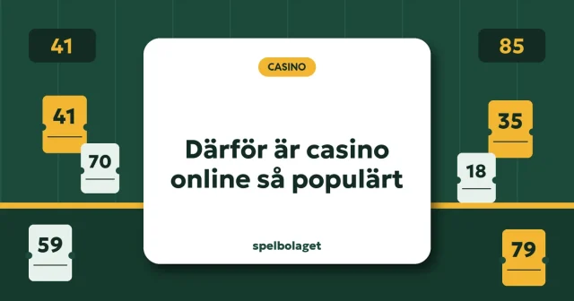 Därför är casino online så populärt