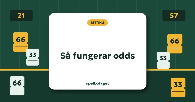 Så fungerar odds
