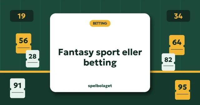 Fantasy sport eller betting
