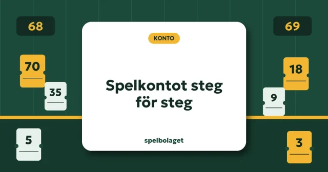 Spelkontot steg för steg