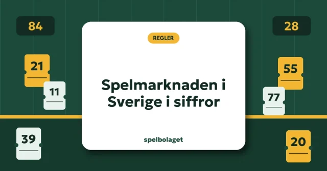 Spelmarknaden i Sverige i siffror