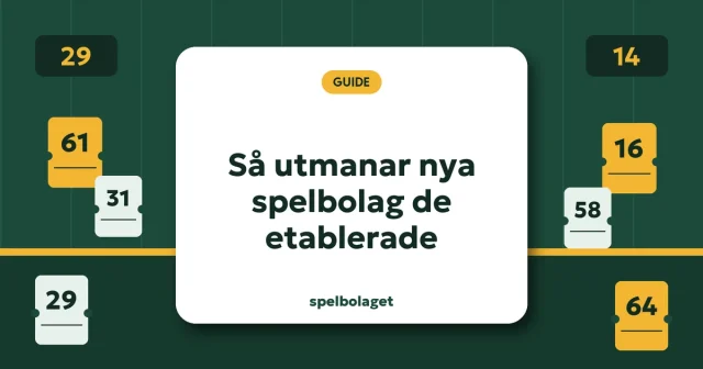 Så utmanar nya spelbolag de etablerade