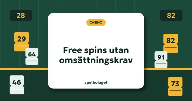 Free spins utan omsättningskrav