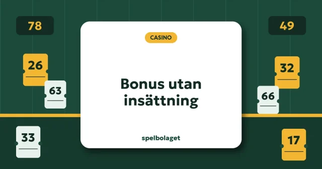 Bonus utan insättning